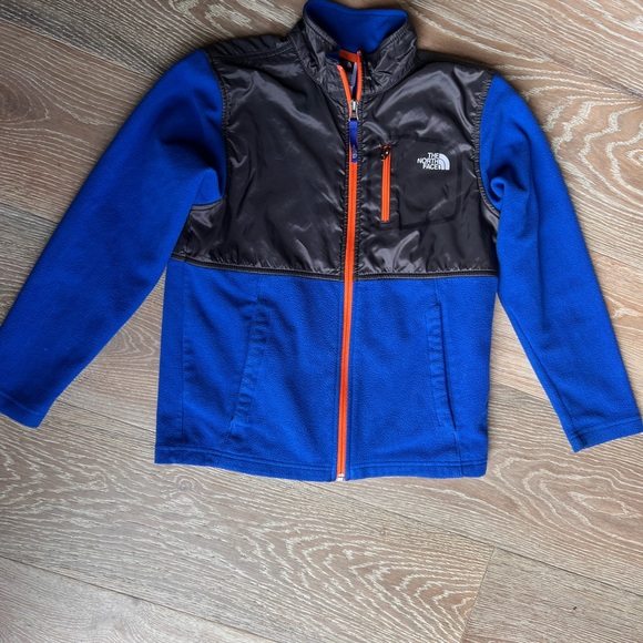 The North Face Kids' Gray and Blue Jacket - Picture 2 of 5